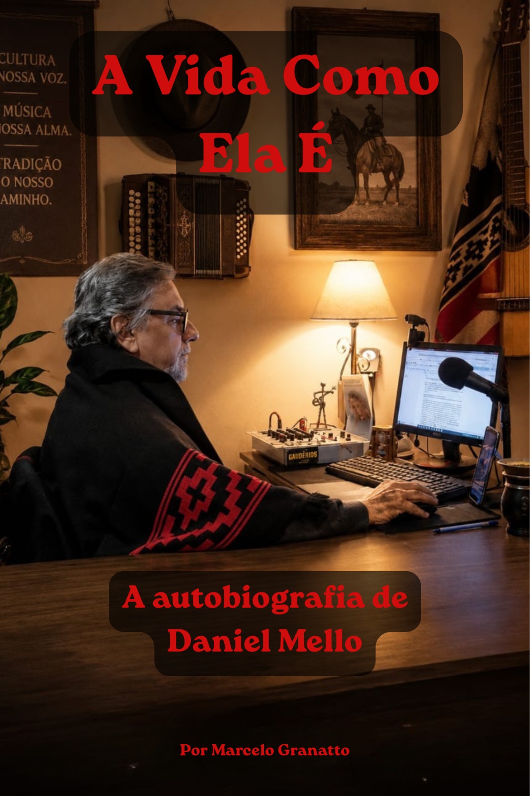 Capa do livro A Vida Como Ela É - Autobiografia de Daniel Mello Uruguaio